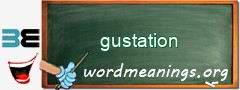 WordMeaning blackboard for gustation